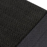 Fiona Black Raffia Nightstand | shipping 08/25/2025