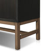 Fiona Black Raffia Tall Dresser | shipping 10/9/2025