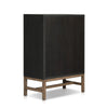 Fiona Black Raffia Tall Dresser | shipping 10/9/2025
