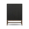 Fiona Black Raffia Tall Dresser | shipping 10/9/2025