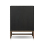 Fiona Black Raffia Tall Dresser | shipping 10/9/2025