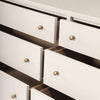 Fiona Ivory Painted Raffia 6 Drawer Dresser | shipping 10/25/2025