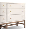 Fiona Ivory Painted Raffia 6 Drawer Dresser | shipping 10/25/2025