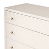 Fiona Ivory Painted Raffia 6 Drawer Dresser | shipping 10/25/2025