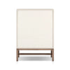 Fiona Ivory Painted Raffia Tall Dresser | ready to ship!
