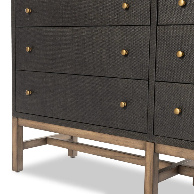 Fiona Russet Mahogany 6 Drawer Dresser | ready to ship!