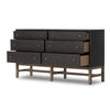 Fiona Russet Mahogany 6 Drawer Dresser | ready to ship!