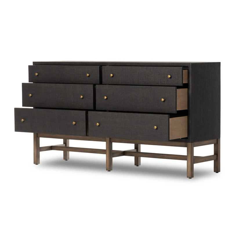 Fiona Russet Mahogany 6 Drawer Dresser | ready to ship!