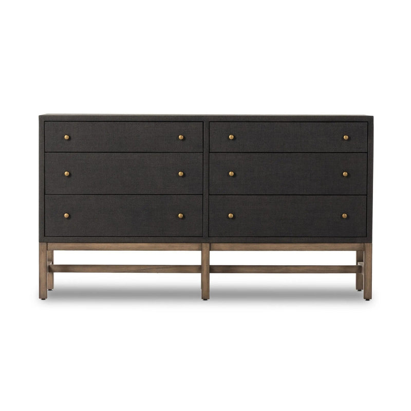 Fiona Russet Mahogany 6 Drawer Dresser | ready to ship!