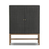 Fiona Russet Mahogany Bar Cabinet | shipping 08/25/2025