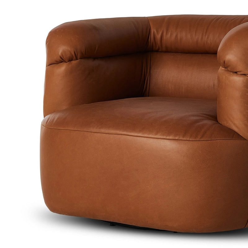 Gerrie Brickhouse Butterscotch Swivel Chair | ready to ship!