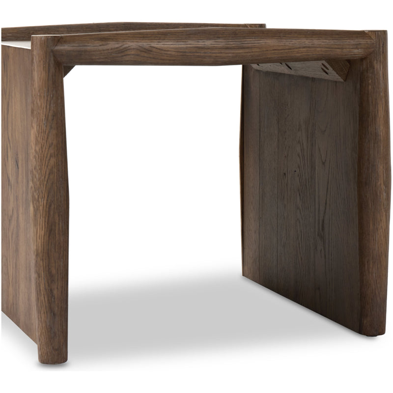 Glenview Weathered Oak End Table | ready to ship!