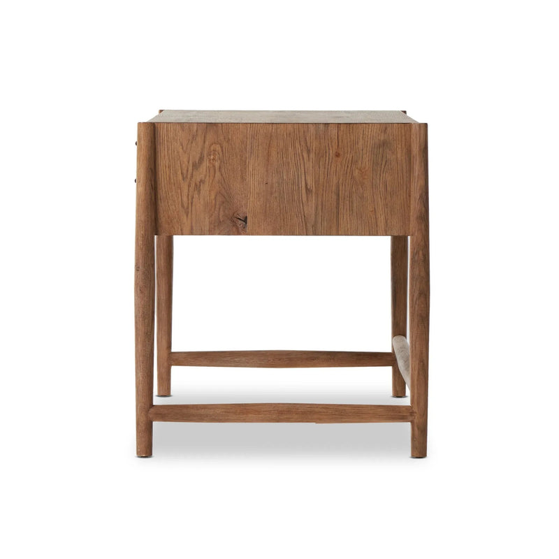 Glenview Weathered Oak Veneer Desk | ready to ship!