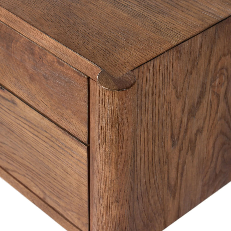 Glenview Weathered Oak Veneer Desk | ready to ship!