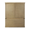 Grand Honey  Brown Oak Veneer Cabinet | shipping 8/3/2025