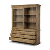 Grand Honey  Brown Oak Veneer Cabinet | shipping 8/3/2025