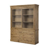 Grand Honey  Brown Oak Veneer Cabinet | shipping 8/3/2025