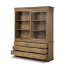 Grand Honey  Brown Oak Veneer Cabinet | shipping 8/3/2025