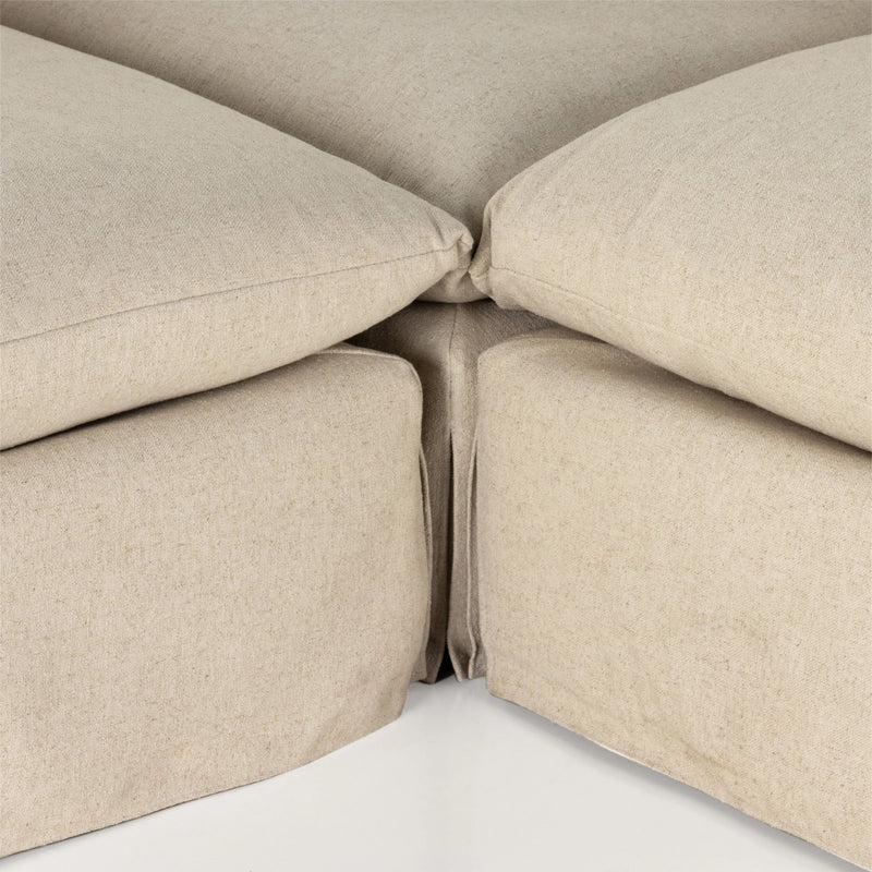 Grant Natural Slipcover Sectional | ready to ship!