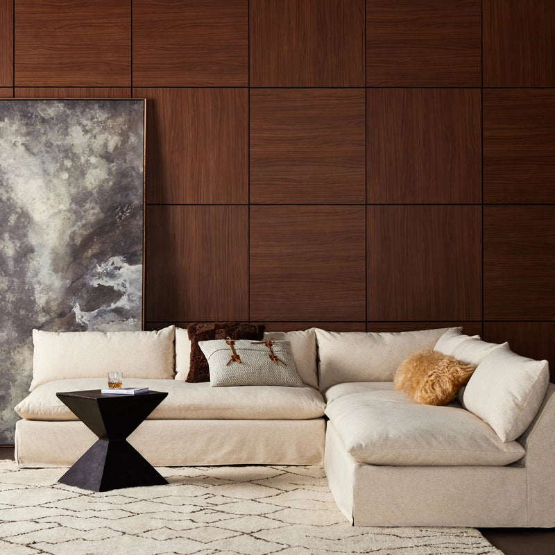 Grant Natural Slipcover Sectional | ready to ship!