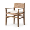Hamlin Dover Crescent Dining Armchair With Cushion | shipping 6/9/2025