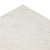 Hammered White Marble Iron Coffee Table | shipping 6/25/2025