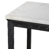 Hammered White Marble Iron Console Table | shipping 7/27/2025