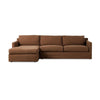 Hampton Antwerp Cafe 2-Piece Left Chaise Slipcover Sectional | ready to ship!