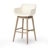 Hannah Kerbey Ivory Swivel Bar + Counter Stool
