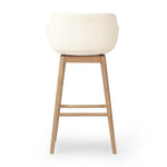 Hannah Kerbey Ivory Swivel Bar + Counter Stool