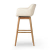 Hannah Kerbey Ivory Swivel Bar + Counter Stool