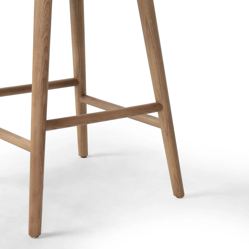 Hannah Kerbey Ivory Swivel Bar + Counter Stool