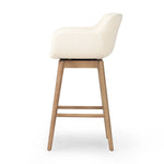Hannah Kerbey Ivory Swivel Bar + Counter Stool