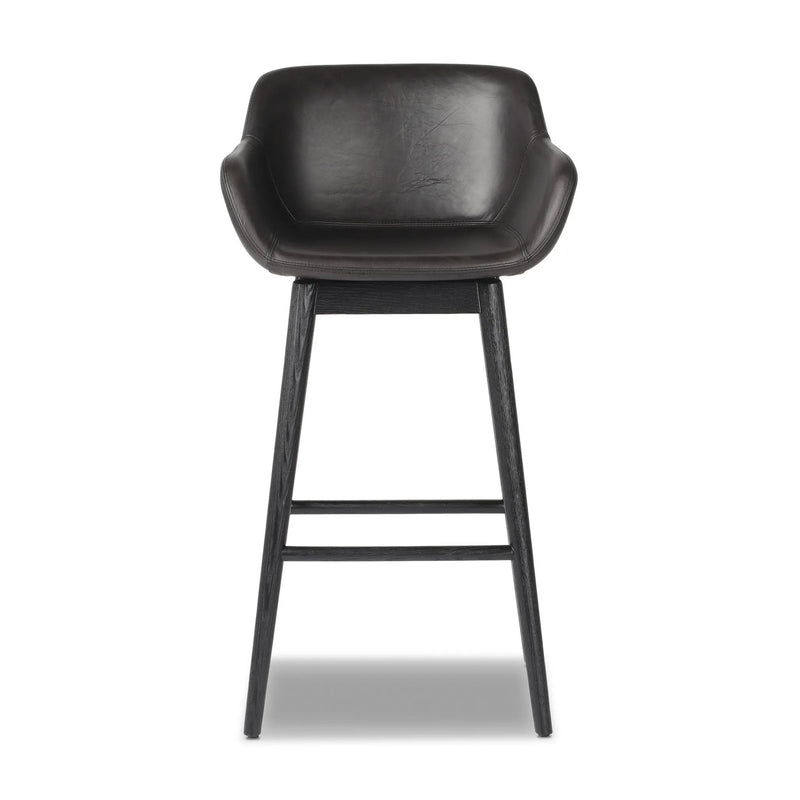 Hannah Sonoma Black Swivel Bar + Counter Stool