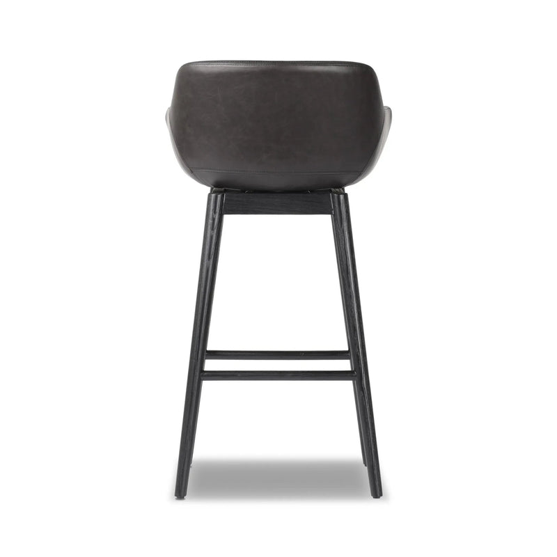 Hannah Sonoma Black Swivel Bar + Counter Stool
