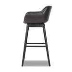 Hannah Sonoma Black Swivel Bar + Counter Stool