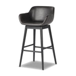 Hannah Sonoma Black Swivel Bar + Counter Stool