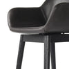Hannah Sonoma Black Swivel Bar + Counter Stool