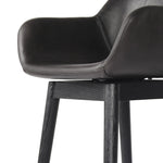 Hannah Sonoma Black Swivel Bar + Counter Stool