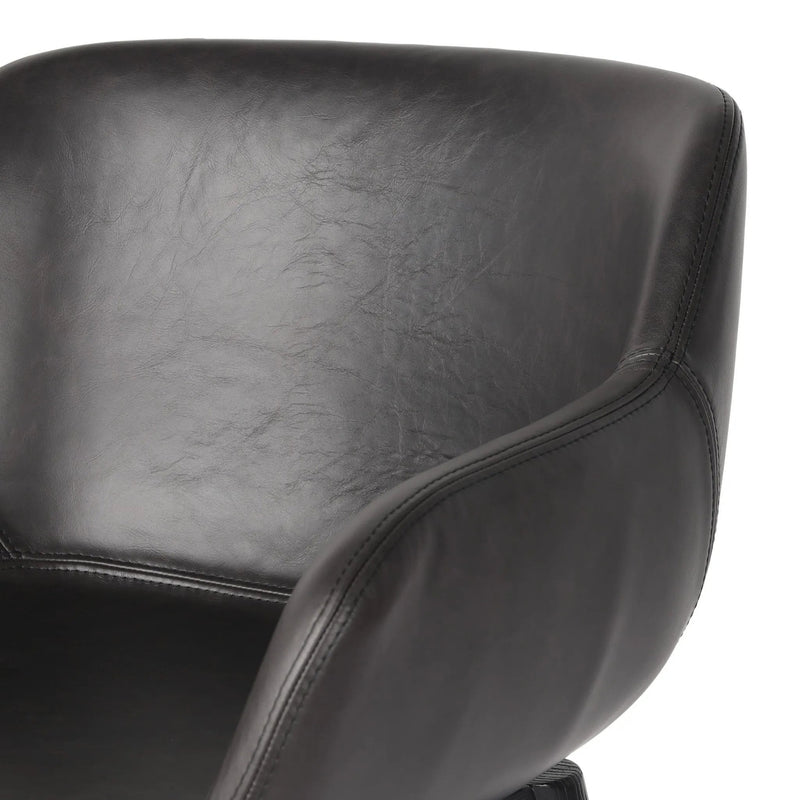 Hannah Sonoma Black Swivel Bar + Counter Stool