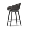 Hannah Sonoma Black Swivel Bar + Counter Stool