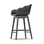 Hannah Sonoma Black Swivel Bar + Counter Stool