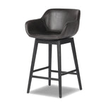 Hannah Sonoma Black Swivel Bar + Counter Stool