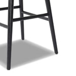 Hannah Sonoma Black Swivel Bar + Counter Stool