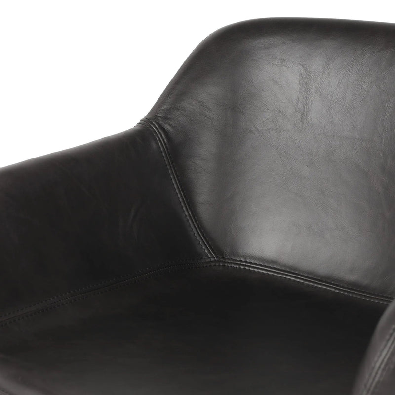 Hannah Sonoma Black Swivel Bar + Counter Stool