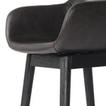 Hannah Sonoma Black Swivel Bar + Counter Stool