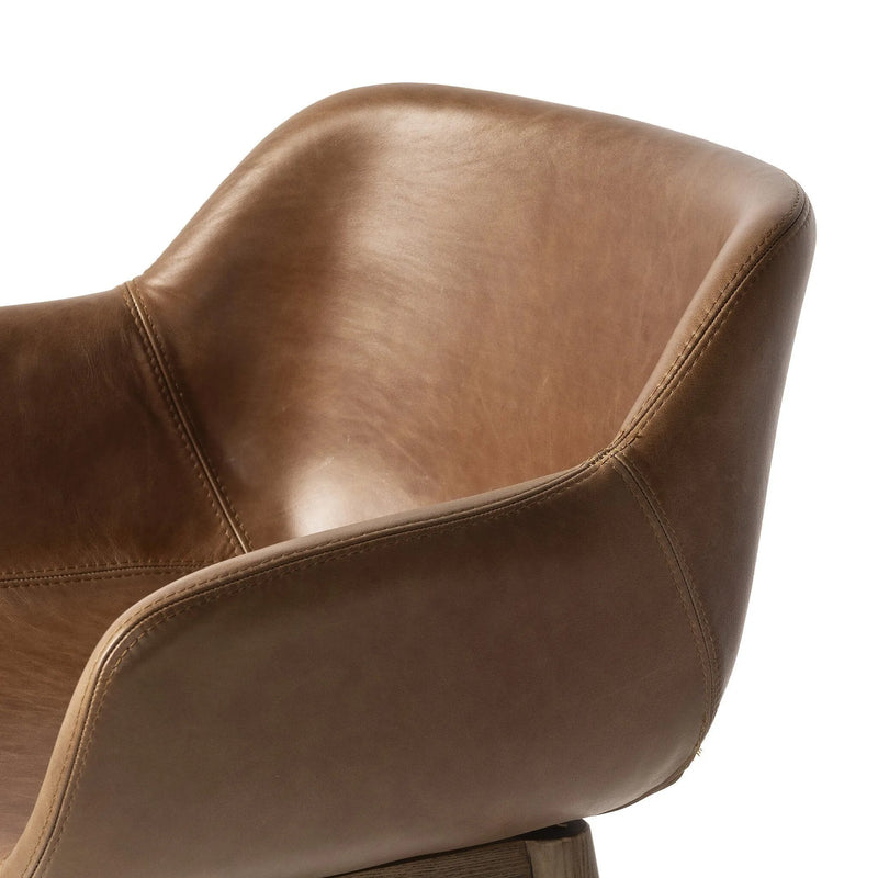 Hannah Sonoma Chestnut Swivel Counter Stool | ready to ship!