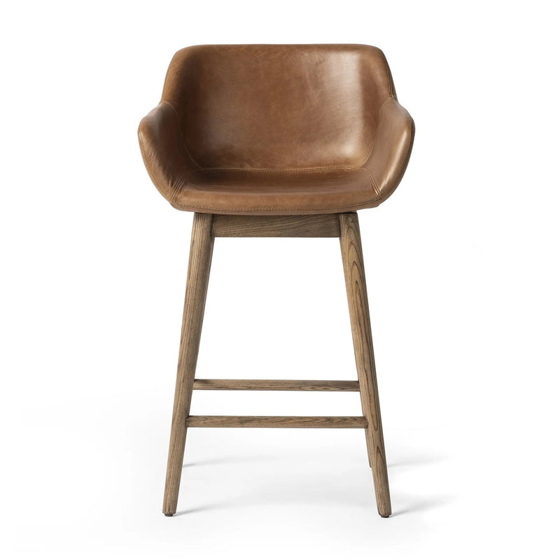 Hannah Sonoma Chestnut  Swivel Bar + Counter Stool | shipping 8/6/2025