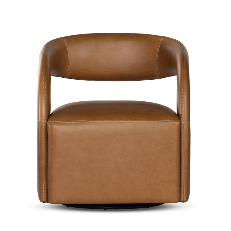 Hawkins Sonoma Butterscotch Swivel Chair | ready to ship!
