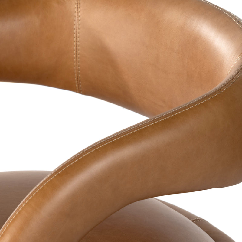 Hawkins Sonoma Butterscotch Swivel Chair | ready to ship!